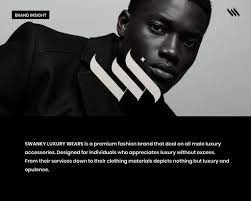 Minimalistic logo design for Swanky Luxury Wears