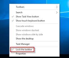 * now tap and hold on the top edge of the taskbar. How To Change Taskbar Position On Windows 10 Desktop Screen