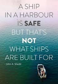 Image result for ship in the harbor is safe