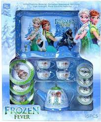 Get it as soon as tue, feb 16. Vikrida 15 Pieces Frozen Tin Tea Role Play Toy Set For Kids Metal Teapot And Cups Kitchen Playset 15 Pieces Frozen Tin Tea Role Play Toy Set For Kids