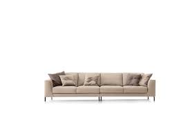 If we usually think of the accessory bookcases as elements added behind the sofas, with kim the bookshelf becomes part of the sofa; Artis Sofa Ditre Italia 197 Design Store