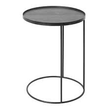 Tray to be ordered separately. Small Round Tray Table Axom Home