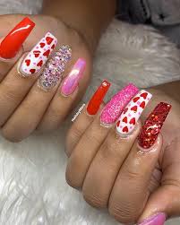 A black stripe or a stone can also be used to. 50 Cute Valentine S Day Nails You Ll Actually Love