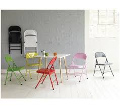 Buy Habitat Macadam Metal Folding Chair Grey Dining Chairs Argos Metal Folding Chairs Folding Chair Fold Up Chairs