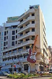 old picture of hard rock cafe in beirut lebanon