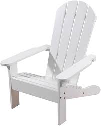 Amazon Com Kidkraft Wooden Adirondack Children S Outdoor Chair Weather Resistant White Toys Ga In 2020 Outdoor Chairs Kids Adirondack Chair Wood Patio Furniture