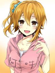 Rule 34 Dev - 1boy 1girl :d ^_^ amamiya_hibiya bad_id bad_pixiv_id  blonde_hair blush breast_rest breasts breasts_on_head brown_eyes brown_hair  closed_eyes hibiya_(kagerou_project) hood hoodie ichinose_yukino  kagerou_project kisaragi_momo large_breasts ...