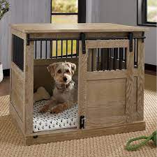 Barn Door Medium Pet Crate Dog Crate Custom Dog Crate Diy Dog Crate