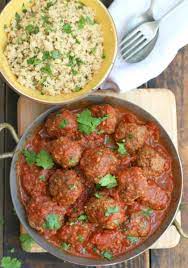 Lamb mince has so much flavour and can take plenty of fresh herbs and bold spices. Moroccan Meatballs With Herb Couscous Recipe Drizzle And Dip