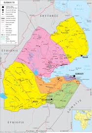 Physical map of djibouti showing major cities, terrain, national parks, rivers, and surrounding countries with international borders and outline maps. Geopolitical Map Of Djibouti Djibouti Maps Worldmaps Info