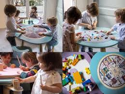 Mutable Conveniently Transforms From A Beautifully Designed Table Into An All In One Play Table For Children Ages 1 Through 8
