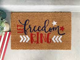 Diy Patriotic Doormat Burton Avenue