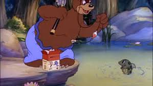 The squirrel sneaks in and wakes barney up. Barney Bear Season 1 Episode 2