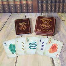 Neville longbottom, however, was not a collector, as when harry gave him a chocolate frog, he gave the card back to harry.the students once put a notice on the gryffindor notice. Harry Potter Hogwarts Playing Cards 24h Delivery Getdigital