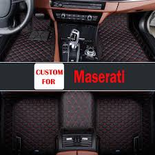 Luxurious Fit Custom Pvc Interior Styling Fit Car Floor Mat Luxury Leather Cover For Maserati Quattroporte Q4 Leva With Images Fit Car Custom Car Floor Mats Car Floor Mats