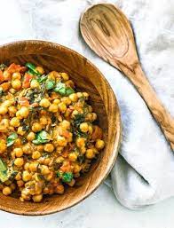 Vegetarian Chickpea Curry With Coconut Milk Recipe Vegetarian Chickpea Curry Chickpea Curry Coconut Curry Recipes