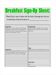 Sign Up List Template List Template Templates Book Template