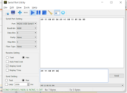 Sending Hex Command To Ctouch Screen On Arduino With Rs232