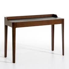 Junius Walnut Leather Desk By E Gallina Furniture Leather Desk Cool Furniture