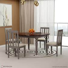 Shop with afterpay on eligible items. Sierra Solid Wood 4 Seater Dining Table Set Decornation
