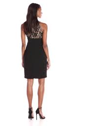 js boutique womens lace bodice w contrast lining short dress w beaded waist and rouched skirt