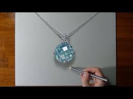 How To Draw A 3d Amethyst Gemstone Youtube Jewelry Drawing Art Jewelry Design Necklace Drawing