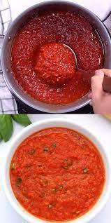 How To Make Homemade Tomato Sauce Video Homemade Tomato Sauce Fresh Tomato Recipes Marinara Sauce Homemade