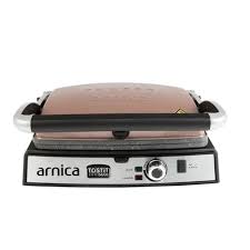 Özellikle çocuklu ailelerin tercihi olan waffle plakalı hem ızgara hem tost makinesi hem de waffle yapmak için ayrı makine alarak daha fazla para harcamak istemeyenlere özel olarak üretilmiş olarak. Arnica Gh26244 Tostit Maxi Rose Tost Makinesi Vatan Bilgisayar