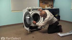 Where is the manual release ring to unlock the the door on my whirlpool duet sport washer? Wfw8300sw02 Whirlpool Washer Parts Repair Help Partselect