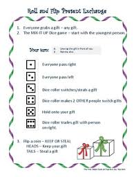 If you just want to swap the gifts and everyone gets to open their gift at the. Holiday Gift Exchange Game By The Fine Motor Store Tpt