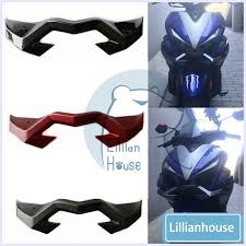 The water cooled, sohc engine is capable of producing 15.09 ps of maximum power at 8,000 rpm and 14.4 nm of peak torque at 6,000 rpm. Yamaha Aerox Nvx 155 Front Under Headlight Fairing Winglet Fin Shopee Malaysia
