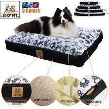 Whatever reason you're on the hunt for a washable dog bed you've come to the right place. Losy Pet Premium Plush Orthopedic Memory Foam Waterproof Dog Beds Washable Mat Jumbo Big Pet Faux Suede Plush With Removable Washable Cover Xxl 47 37 4 Inch Buy Online In Antigua And Barbuda At