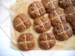 Gluten Free Buckwheat Hot Cross Buns Nourish Every Day Hot Cross Buns Gluten Free Hot Cross Buns Dairy Free Recipes