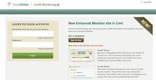 Transunion Login Login Credit Monitoring Accounting