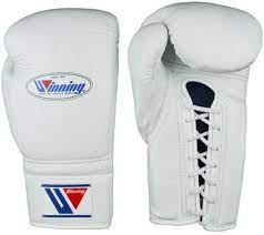 Winning training boxing gloves 14oz (blue) 5.0 out of 5 stars 9. Winning Lace Up Boxing Gloves White Bws Gym