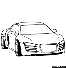 Print out this sheet for your young car aficionado and he's sure to have a blast. Cars Online Coloring Pages