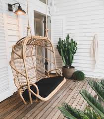 byron bay hanging chairs on instagram make your home feel like a holiday front porch goals at bay beac hanging chair front porch design porch design ideas