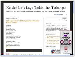 Kami mempunyai koleksi lirik lagu terbaru berbanding website lain. Koleksi Lirik Lagu Terkini Dan Terhangat Home Facebook