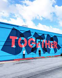 Better Together On Behance Typographic Artwork Murals Street Art Street Art