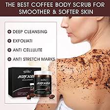Coffee and sugar scrub for stretch marks: Buy Coffee Exfoliating Booty Body Scrub With Natural Organic Brown Sugar And Coconut Oil 10 6oz Premium Exfoliating Body Scrubs With Loofah Body Scrubber For Women Men Exfoliation Cellulite Stretch Mark Gift Online