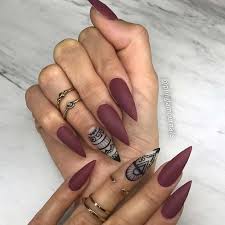 The best burgundy nail designs from internet. 43 Chic Burgundy Nails You Ll Fall In Love With Stayglam