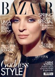 Uma Thurman for Harper's Bazaar UK February 2012