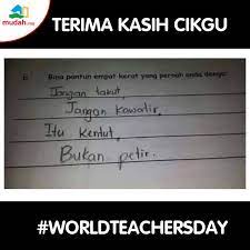 Dalam kehidupan kita, tidak lepas dari hubungan kita dengan sesama oleh karena itu kita disebut sebagai makhluk sosial. Mudah My Terima Kasih Cikgu For Being Patient Especially Facebook