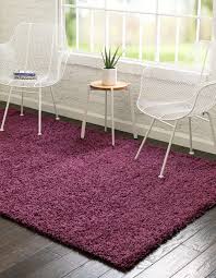99 cm x 160 cm. Eggplant Purple 5 X 8 Solid Shag Rug Rugs Com