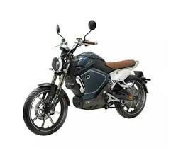 Clean lines, bold colors, and plenty of styl | check out 'e.c.r. China Electric Motorcycle Retro Cafe Racer Motorcycle Scooter China Electric Motorcycle E Scooter
