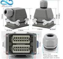 Rectangular Connector 32 | Heavy Duty Connector | 32pin 16a Connector | 32  Pins Connector - Connectors - Aliexpress