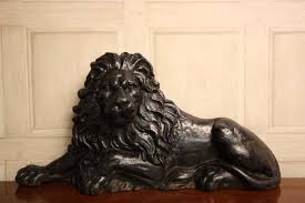 Handsome Antique Cast Iron Lion Door Stop 1stdibs Com Antique Cast Iron Cast Iron Doorstop Antiques