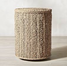 Venua Seagrass Round Side Table Side Table Round Side Table Beach House Rug