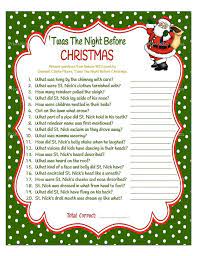 We all heard it … read more. Twas The Night Before Christmas Game Printable Christmas Etsy In 2021 The Night Before Christmas Christmas Trivia Christmas Games