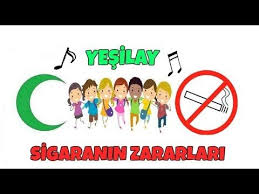Sigaranin Zararlari Sarkisi Yesilay Sarkilar Okul Okul Oncesi